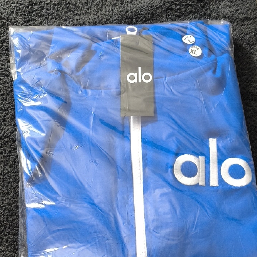 Alo Blue Zip-Up Jacket